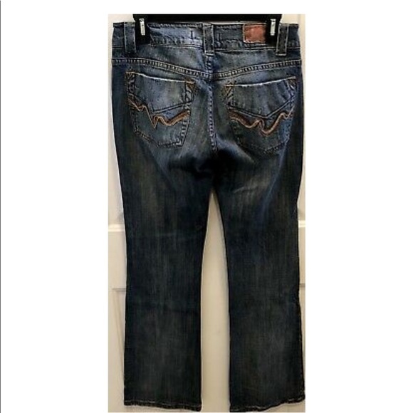 Z Cavaricci Juniors Bootcut Faded Jeans Size 7 - Picture 2 of 8